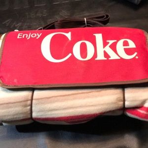 Picnic Time Blanket with Enjoy Coke